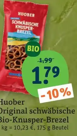 tegut Huober original schwäbische bio-knusper-brezel Angebot