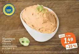 tegut Alpenhain obazda Angebot