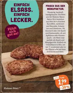 tegut Elsässer rösti Angebot