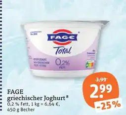 tegut Fage griechischer joghurt Angebot