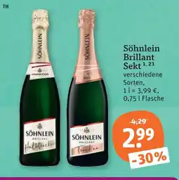 tegut Söhnlein brillant sekt halbtrocken Angebot