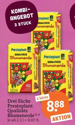 tegut Prestoplant qualitäts blumenerde Angebot