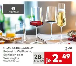 porta Tafelwert glas-serie 'giulia' rotweinglas Angebot