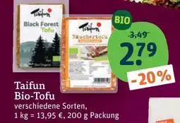 tegut Taifun bio-tofu Angebot