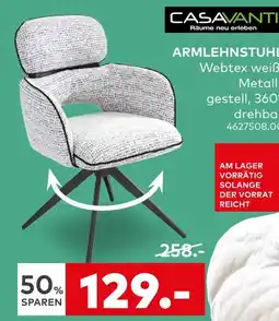 porta Casavanti armlehnstuhl webtex weiß Angebot