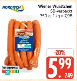 Marktkauf Nordisch wiener würstchen Angebot