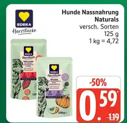 Marktkauf Edeka herzstücke hunde nassnahrung naturals Angebot