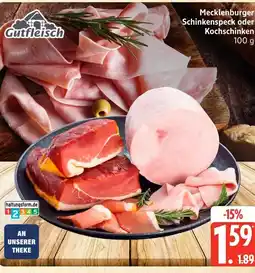 Marktkauf Gutfleisch mecklenburger schinkenspeck Angebot