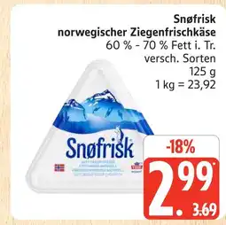 Marktkauf Snøfrisk norwegischer ziegenfrischkäse Angebot