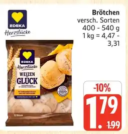 Marktkauf Edeka herzstücke weizen glück brötchen Angebot