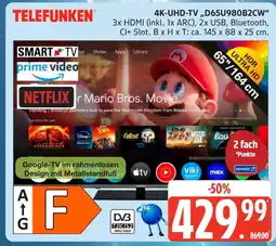 Marktkauf Telefunken 4k-uhd-tv Angebot