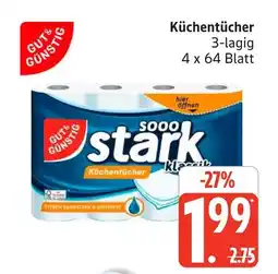 Marktkauf Gut & günstig sooo stark küchentücher Angebot