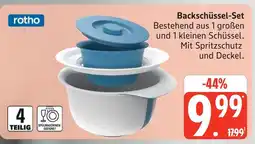 Marktkauf Rotho backschüssel-set Angebot