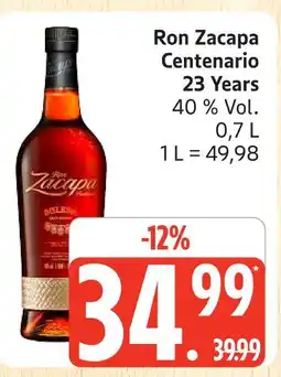 Marktkauf Ron zacapa centenario 23 years Angebot