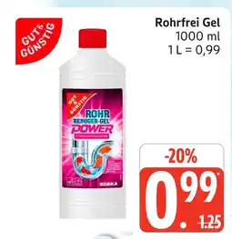 Marktkauf Gut & günstig rohrfrei gel Angebot