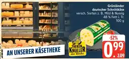 Marktkauf Grünländer deutscher schnittkäse Angebot