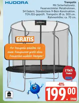 Marktkauf Hudora trampolin Angebot