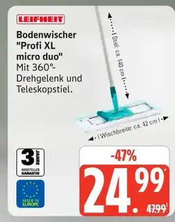 Marktkauf Leifheit bodenwischer 'profi xl micro duo' Angebot