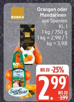 Edeka Edeka orangen oder mandarinen Angebot
