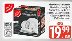 Marktkauf Gut & günstig geschirr-starterset Angebot