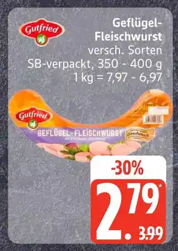 Edeka Gutfried geflügel-fleischwurst Angebot
