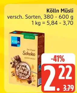 Edeka Kölln müsli schoko Angebot