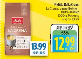 diska Melitta bella crema la crema Angebot