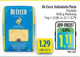 diska De cecco farfalle Angebot