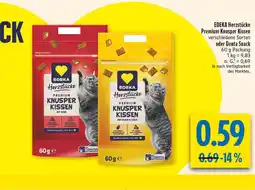 diska Edeka herzstücke premium knusper kissen mit rind Angebot