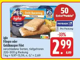 E-Center Iglo filegro Angebot