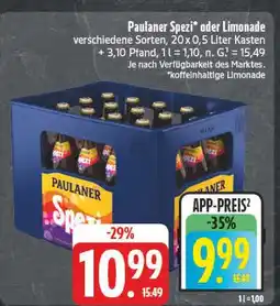 E-Center Paulaner spezi Angebot