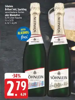 E-Center Söhnlein brillant sekt, sparkling alkoholfrei Angebot