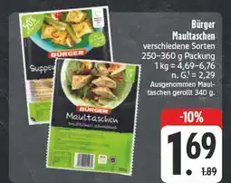 E-Center Bürger maultaschen Angebot