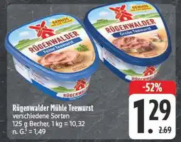 E-Center Rügenwalder mühle feine teewurst Angebot