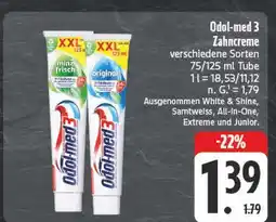 E-Center Odol-med 3 zahncreme minz frisch Angebot