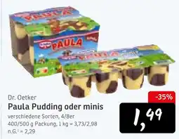 KONSUM Dr. oetker paula pudding oder minis Angebot