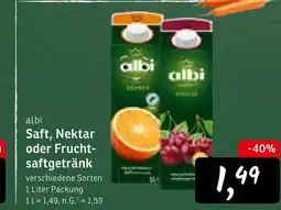 KONSUM Albi saft, nektar oder fruchtsaftgetränk Angebot