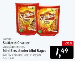 KONSUM Lorenz saltletts cracker mini brezel Angebot
