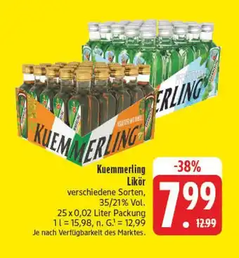 E-Center Kuemmerling likör Angebot