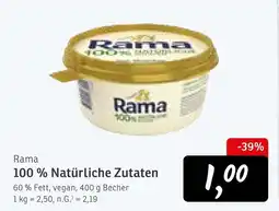 KONSUM Rama 100 % natürliche zutaten Angebot