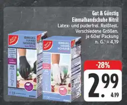 E-Center Gut & günstig einmalhandschuhe nitril Angebot