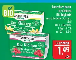 Marktkauf Andechser natur die kleinen bio-joghurts vanille Angebot