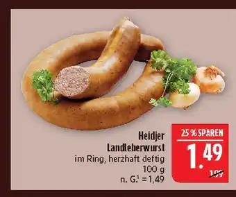 Marktkauf Heidjer landleberwurst Angebot