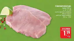 Marktkauf Schweinerückensteaks natur Angebot