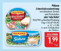 Marktkauf Milkana schmelzkäsezubereitung Angebot