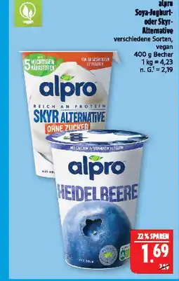 Marktkauf Alpro soya-joghurt alternative Angebot