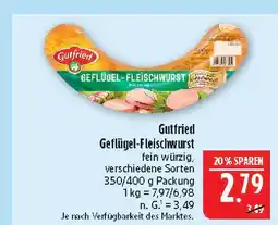 Marktkauf Gutfried geflügel-fleischwurst Angebot