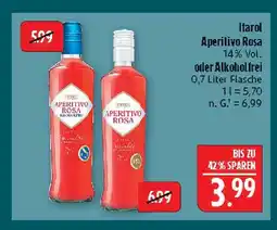 Marktkauf Itarol aperitivo rosa alkoholhaltig Angebot