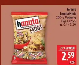 Marktkauf Ferrero hanuta minis Angebot