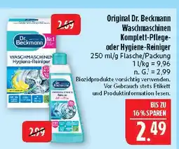 Marktkauf Dr. beckmann waschmaschinen komplett-pflege Angebot